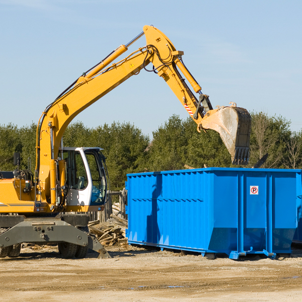 what happens if the residential dumpster is damaged or stolen during rental in Marysville Michigan